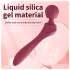 Lonely - gebogen vibrator massager - rood