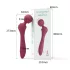 Lonely - gebogen vibrator massager - rood