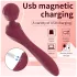 Lonely - gebogen vibrator massager - rood