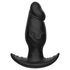 Kangvo - magnetische opblaasbare fantasy dildo groot (zwart)