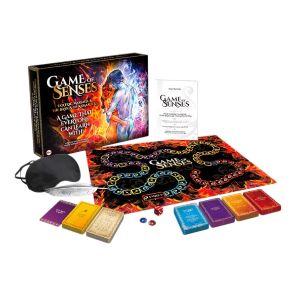 Zintuigenspel - erotisch gezelschapsspel - Engels