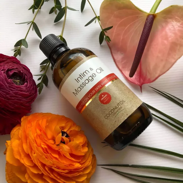 Coconutoil - biologische glij- en massageolie - 80ml