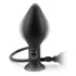 Anal Fantasy - vibrerende opblaasbare buttplug - zwart