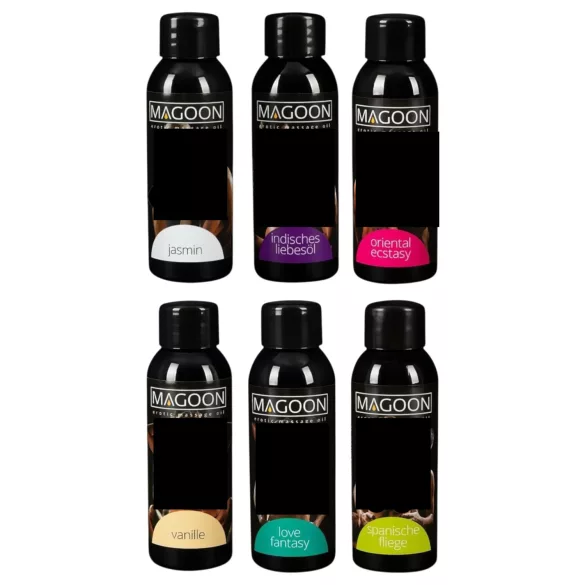 Magoon - massageolie set - 6 stuks 50ml