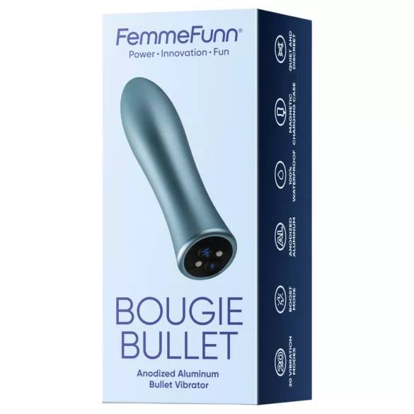 FemmeFunn Bougie - vibrator - premium aluminium - zilver