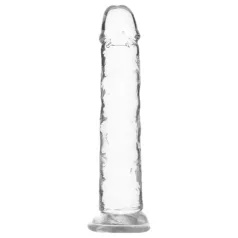 Addiction Crystal - dildo met zuignap - transparant - 18cm