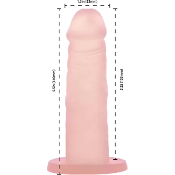 Addiction Cocktails - dildo met zuignap (perzik)