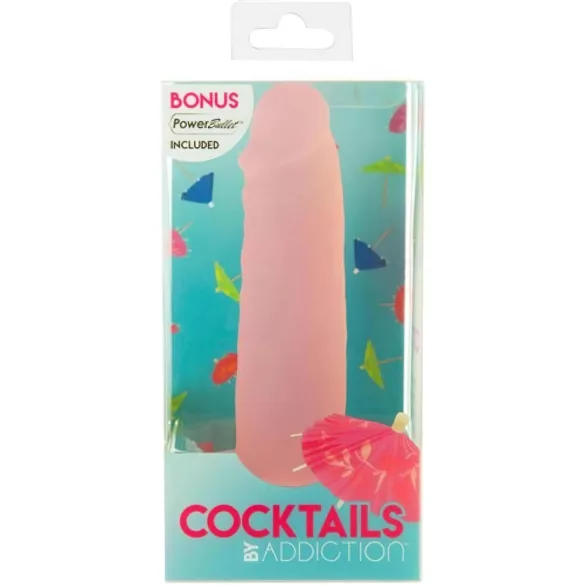 Addiction Cocktails - dildo met zuignap (perzik)