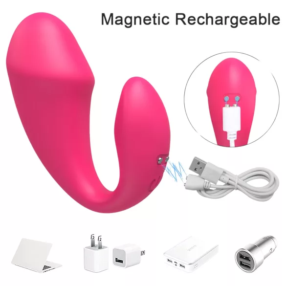 AlvUp - vibrerend eitje - afstandsbediening - siliconen - roze