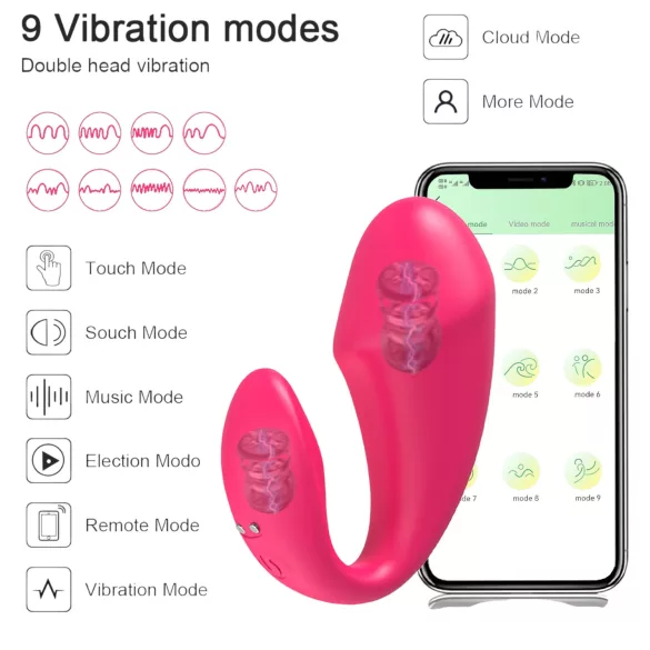AlvUp - vibrerend eitje - afstandsbediening - siliconen - roze
