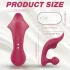 Sex HD Chomper - clitoris en anaal vibrator - rood