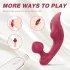 Sex HD Chomper - clitoris en anaal vibrator - rood