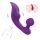 Waterdichte paarse duo-vibrator voor ultiem genot
