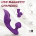Waterdichte paarse duo-vibrator voor ultiem genot