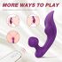 Waterdichte paarse duo-vibrator voor ultiem genot