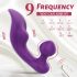 Waterdichte paarse duo-vibrator voor ultiem genot
