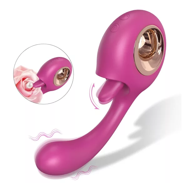 Sex HD - lik- en G-spot vibrator (rood)