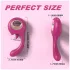 Sex HD - lik- en G-spot vibrator (rood)