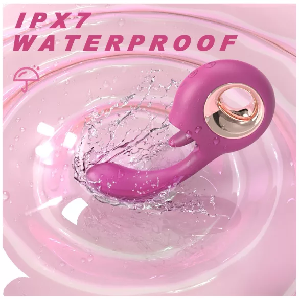 Sex HD - lik- en G-spot vibrator (rood)