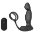 Sex HD Virgil - prostaat vibrator met penis- en balring - zwart