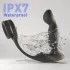 Sex HD Virgil - prostaat vibrator met penis- en balring - zwart