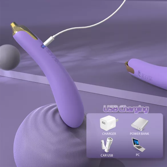 Sex HD - vibrator - krachtige trillingen - siliconen paars
