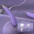 Sex HD - vibrator - krachtige trillingen - siliconen paars