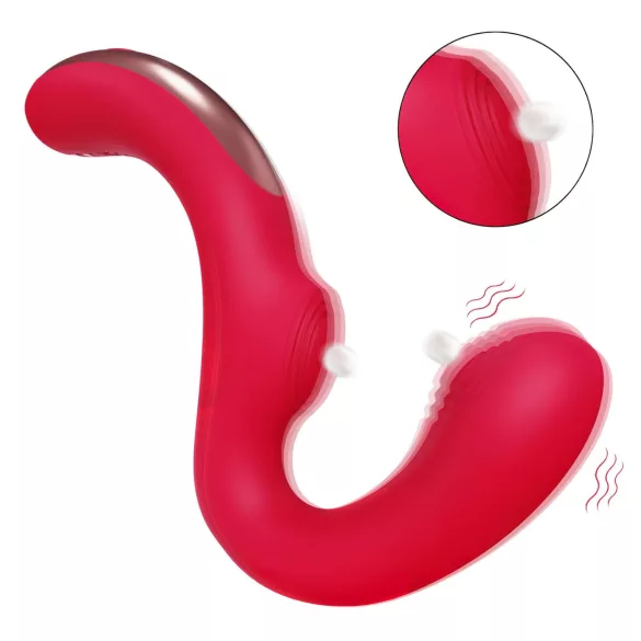 SEX HD Genie - G-spot en clitorisstimulator vibrator - rood