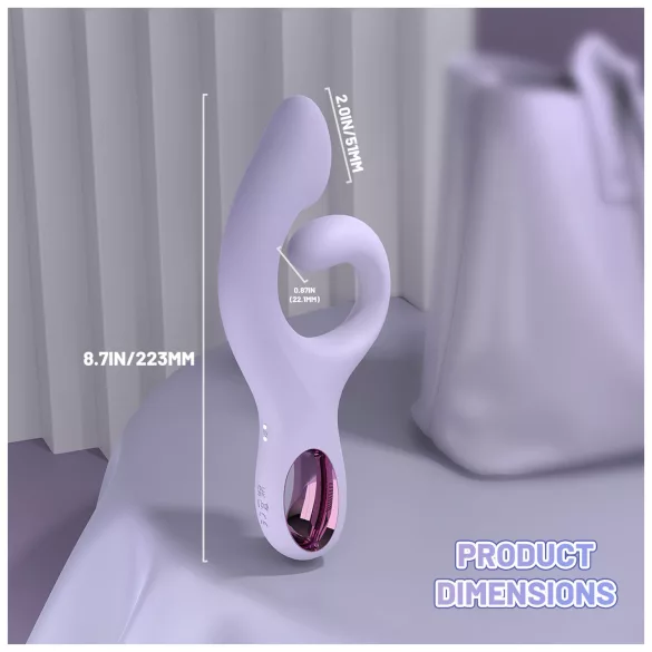 Sex HD - clitorale G-punt vibrator met hendel (paars)