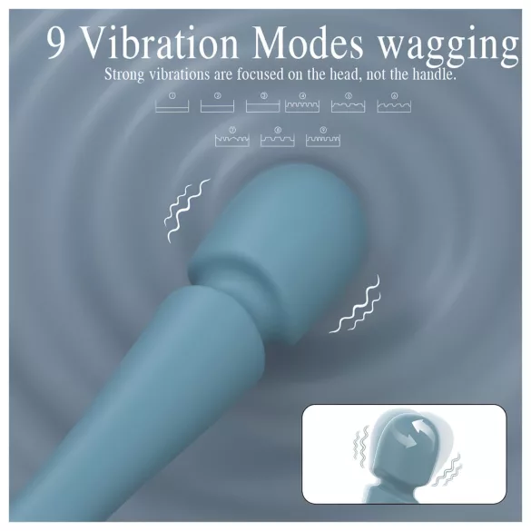 SEX HD Dancer - vibrator massager - turquoise