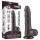 Lovetoy Sliding-Skin - dildo met ballen - realistische dubbele laag - 20cm bruin
