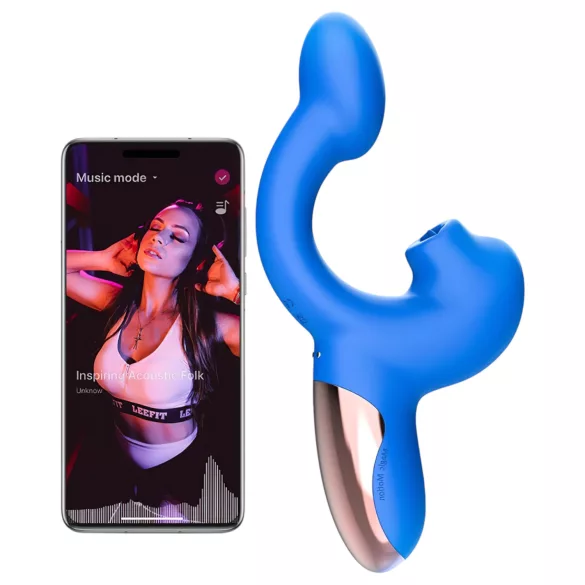 Magic Motion Magic Ponder - vibrator met clitorisstimulatie 2-in-1 - blauw