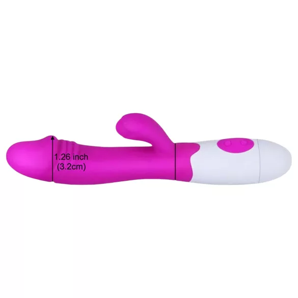 Pretty Love Snappy - g-spot vibrator met clitorisstimulator - waterdicht - paars