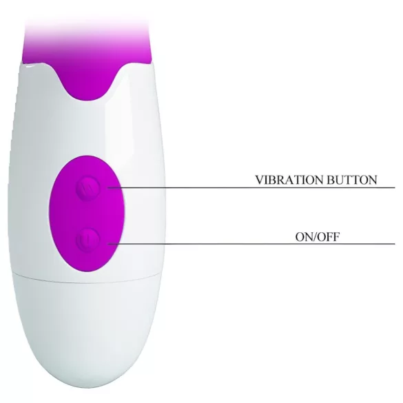 Pretty Love Arthur - G-spot vibrator met bewegende kop - siliconen - paars