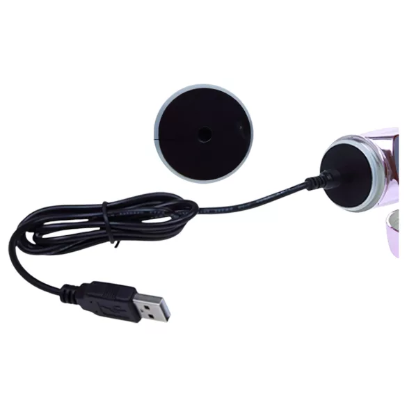 Baile - vibrator met vlinder en clitorisstimulator - roze