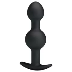 Pretty Love - anaal dildo met binnenbal - zwart