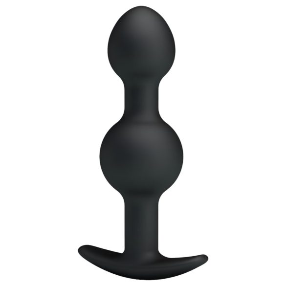 Pretty Love - Anale dildo met interne bal (zwart)