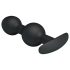Pretty Love - Anale dildo met interne bal (zwart)