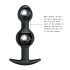 Pretty Love - Anale dildo met interne bal (zwart)