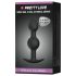 Pretty Love - Anale dildo met interne bal (zwart)