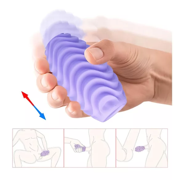 Pretty Love Romantic - masturbatorei - siliconen - paars - 1 stuk