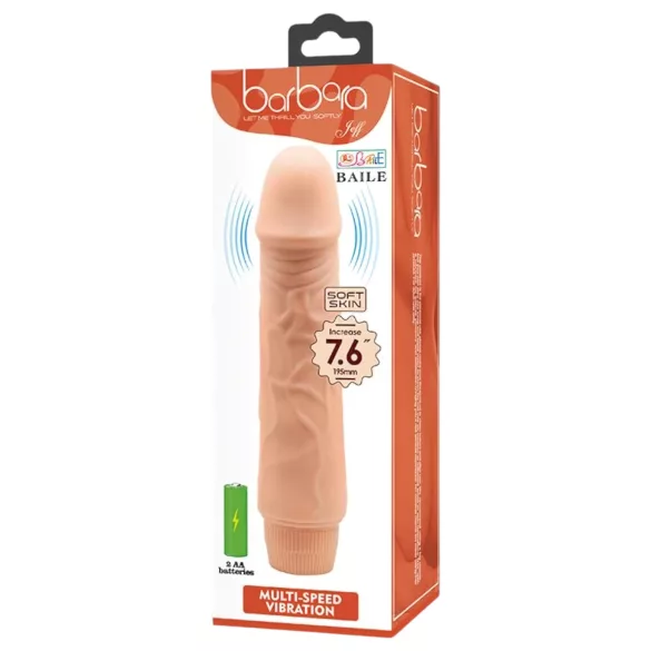 Baile Barbara - realistische vibrator - 19,5 cm - huidkleur
