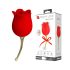 Pretty Love Rose Lover - 2in1 clitorisstimulator met tong (rood)