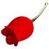 Pretty Love Rose Lover - 2in1 clitorisstimulator met tong (rood)