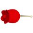 Pretty Love Rose Lover - 2in1 clitorisstimulator met tong (rood)