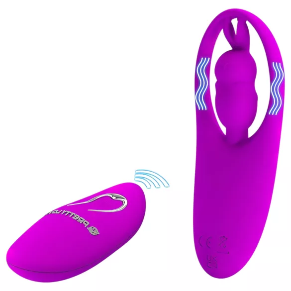 Pretty Love - rabbit vibrator - clitorisstimulator - siliconen - roze