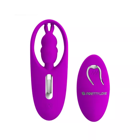 Pretty Love - rabbit vibrator - clitorisstimulator - siliconen - roze