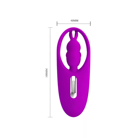Pretty Love - rabbit vibrator - clitorisstimulator - siliconen - roze