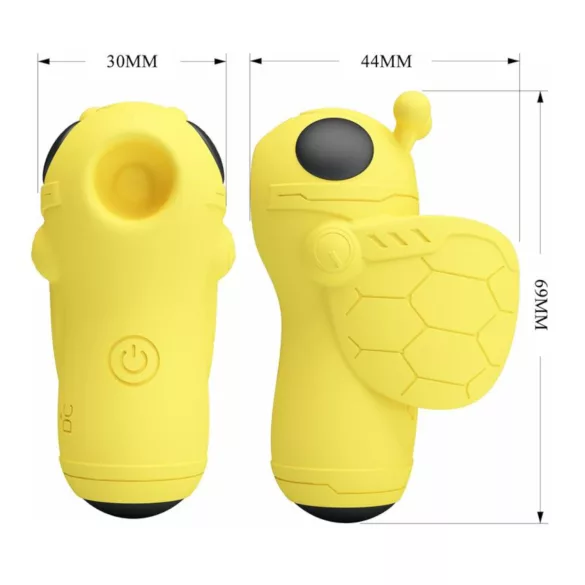 Pretty Love Magic Bee - vinger vibrator voor clitoris stimulatie - silicone geel