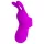 Pretty Love Bunny - vinger­vibrator met konijntje (paars)